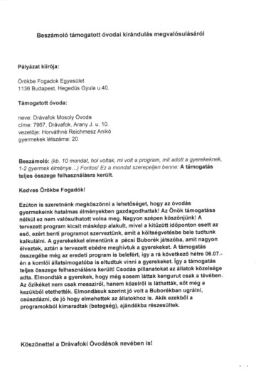 Világjegy 2022 intézményi beszámoló Világjegy 2022 intézményi beszámoló