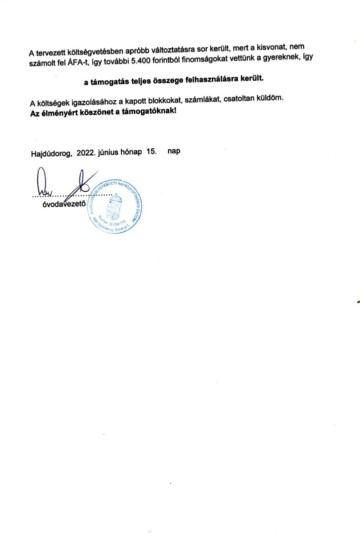 Világjegy 2022 intézményi beszámoló Világjegy 2022 intézményi beszámoló